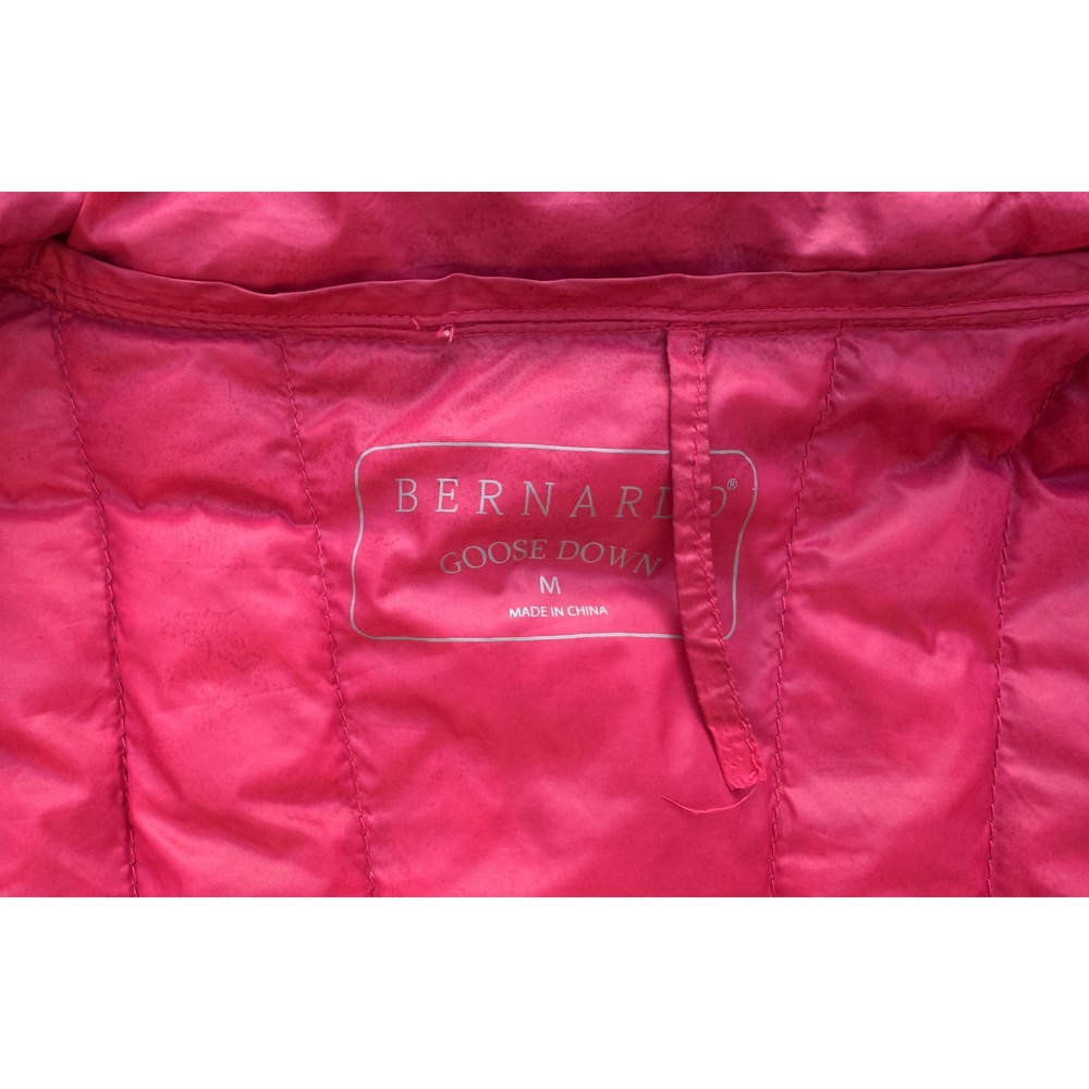 Bernardo Womens Packable Down Jacket Gray And Pin… - image 3